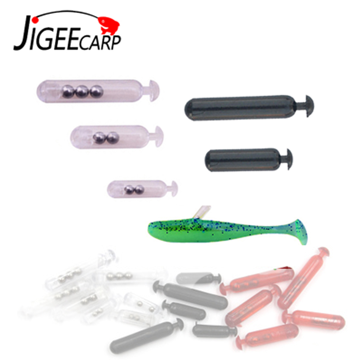 Fishing Lure Soft Plastic - 20pcs Plastic Fishing Rattles for Fly