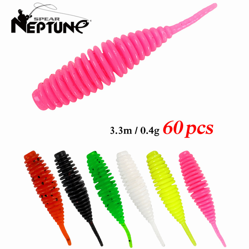 Fishing Lure Crankbait - 60pcs Soft Bait Fishing Lure 0.4g
