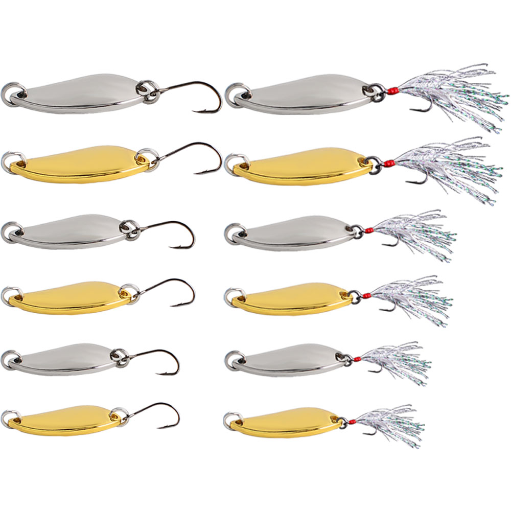 12pcs Metal Spoon Spinner Lure – Fishing Lure Crankbait Bewertung und Preis