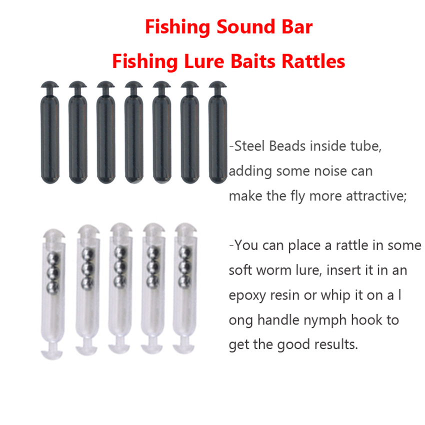 20pcs Plastic Fishing Rattles  – Fishing Lure Soft Plastic Bewertung und Preis