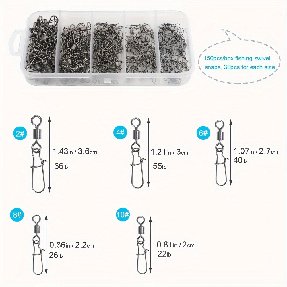 95/210 PCS Set Fishing Connect – Fishing Lure Accessories Bewertung und Preis