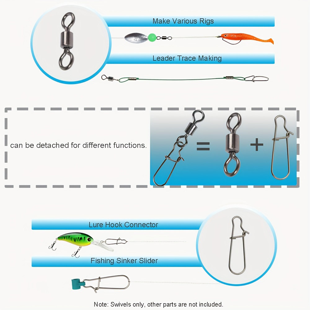 95/210 PCS Set Fishing Connect – Fishing Lure Accessories Bewertung und Preis