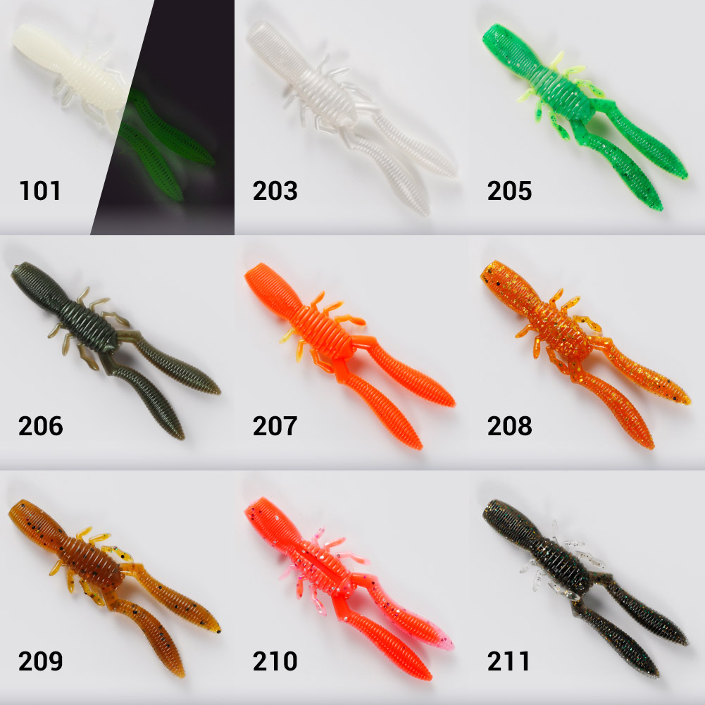 NOEBY Bottle Shrimp Craw 75mm  – Fishing Lure Spinnerbait Bewertung und Preis