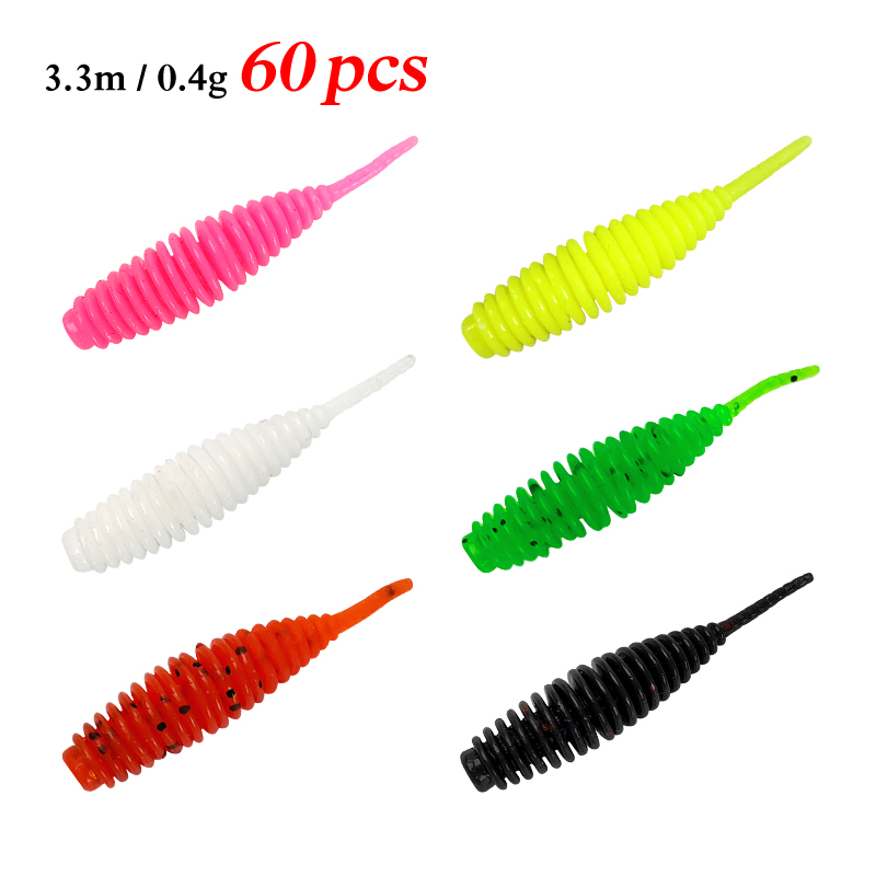 60pcs Soft Bait Fishing Lure 0 – Fishing Lure Crankbait Bewertung und Preis