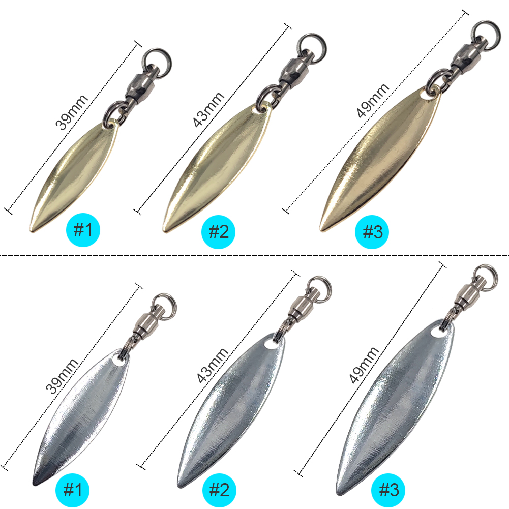 10pcs Willowleaf Blades Spinne – Fishing Lure Buzzbait Bewertung und Preis