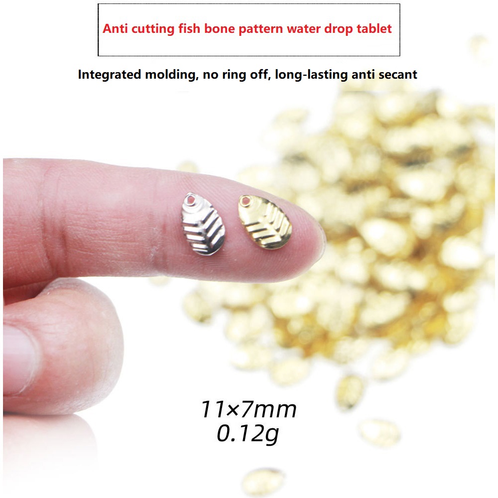 50Pcs/lot DIY Fishing Spinner  – Fishing Lure Accessories Bewertung und Preis