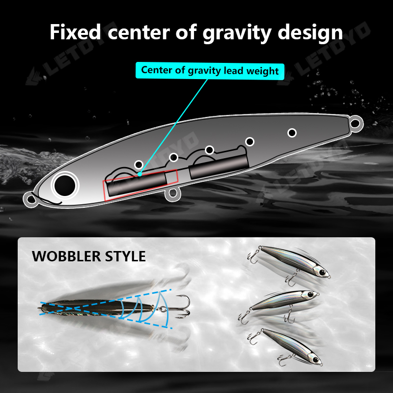 LETOYO Sinking Pencil 17g 12g- – Fishing Lure Topwater Bewertung und Preis