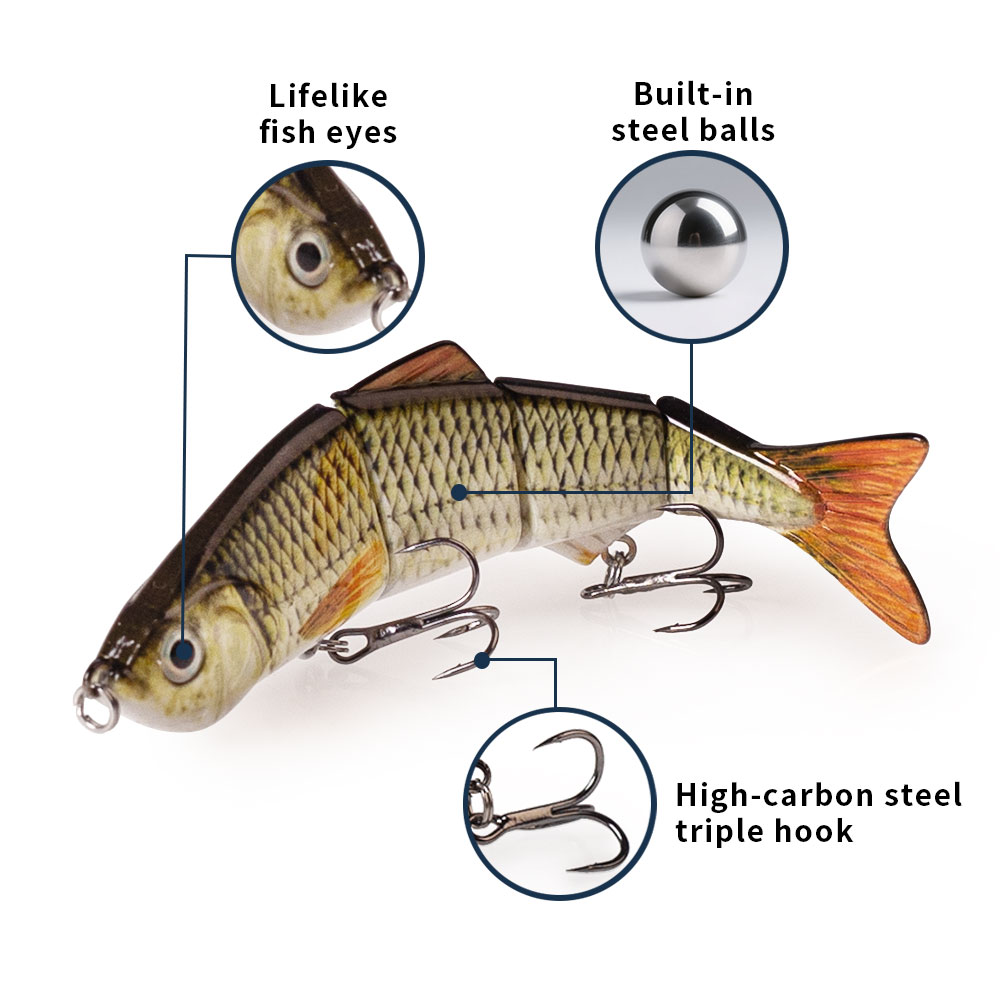 Hanlin 125mm/4.72in 4 Segment  – Fishing Lure Popper Bewertung und Preis