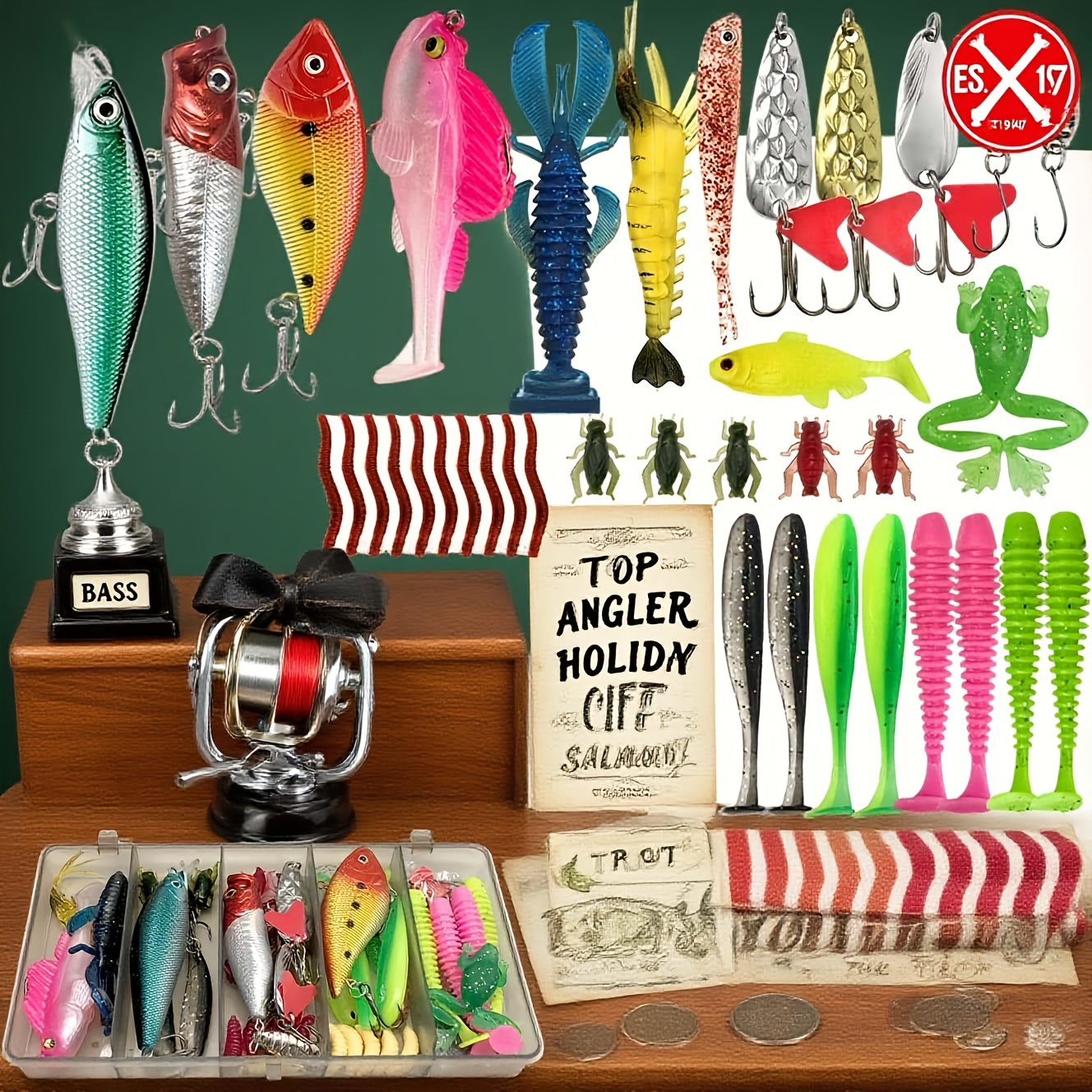 133Pcs Premium Fishing Lures T – Fishing Lure Box Bewertung und Preis