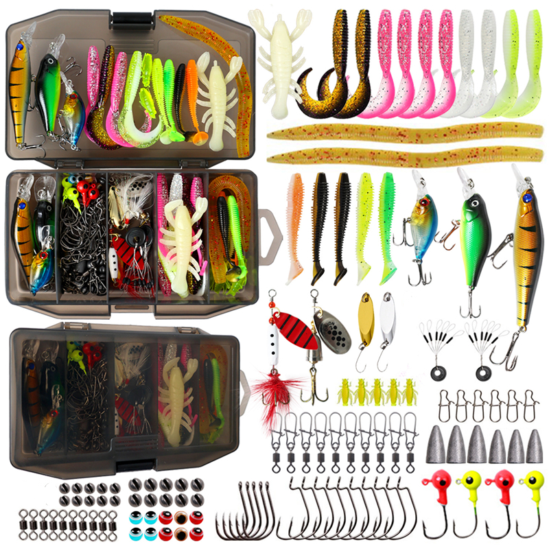 New 120PCS Fishing Lure Set So – Fishing Lure Crankbait Bewertung und Preis