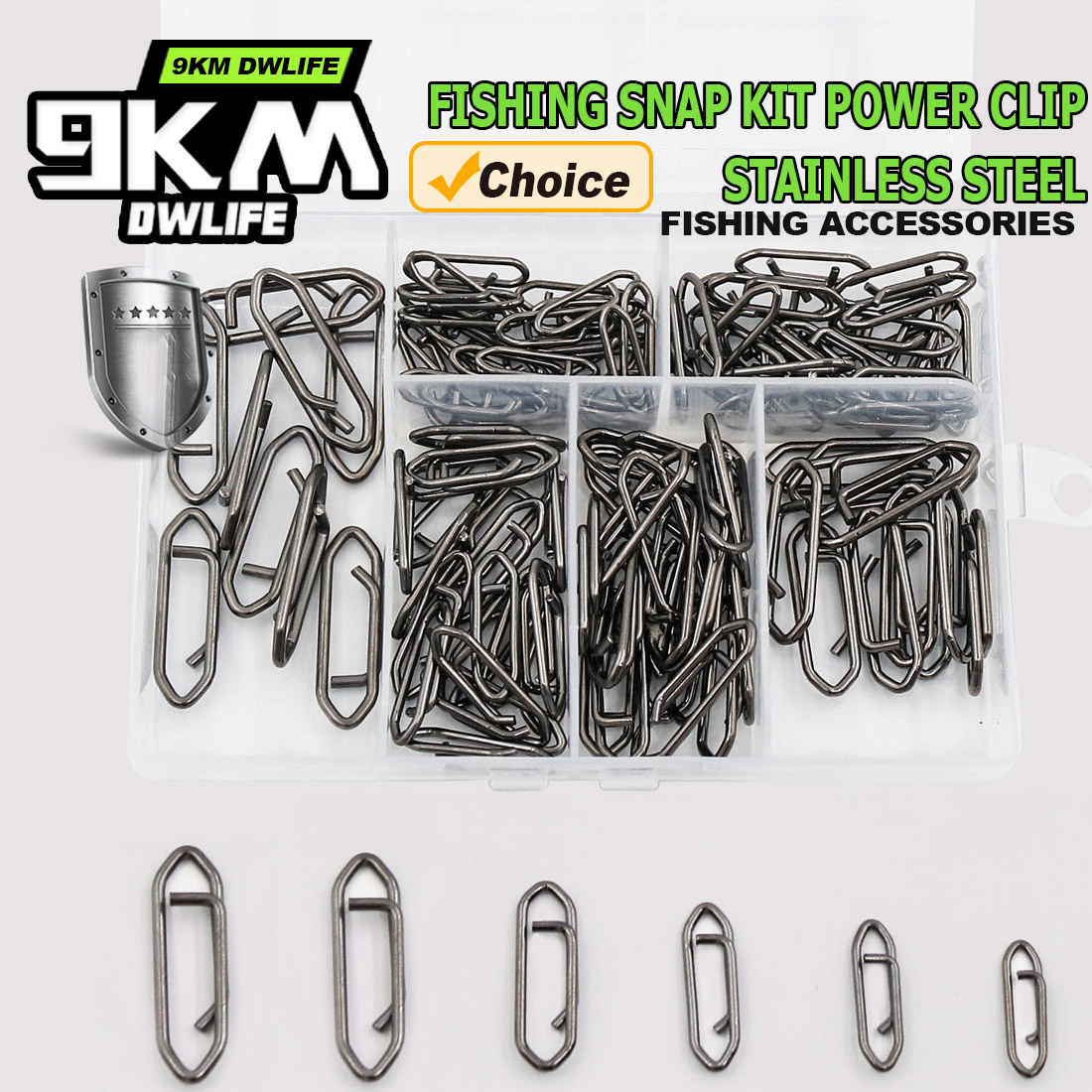 9KM Fishing Snap Kit 110pcs Po – Fishing Lure Making Kit Bewertung und Preis