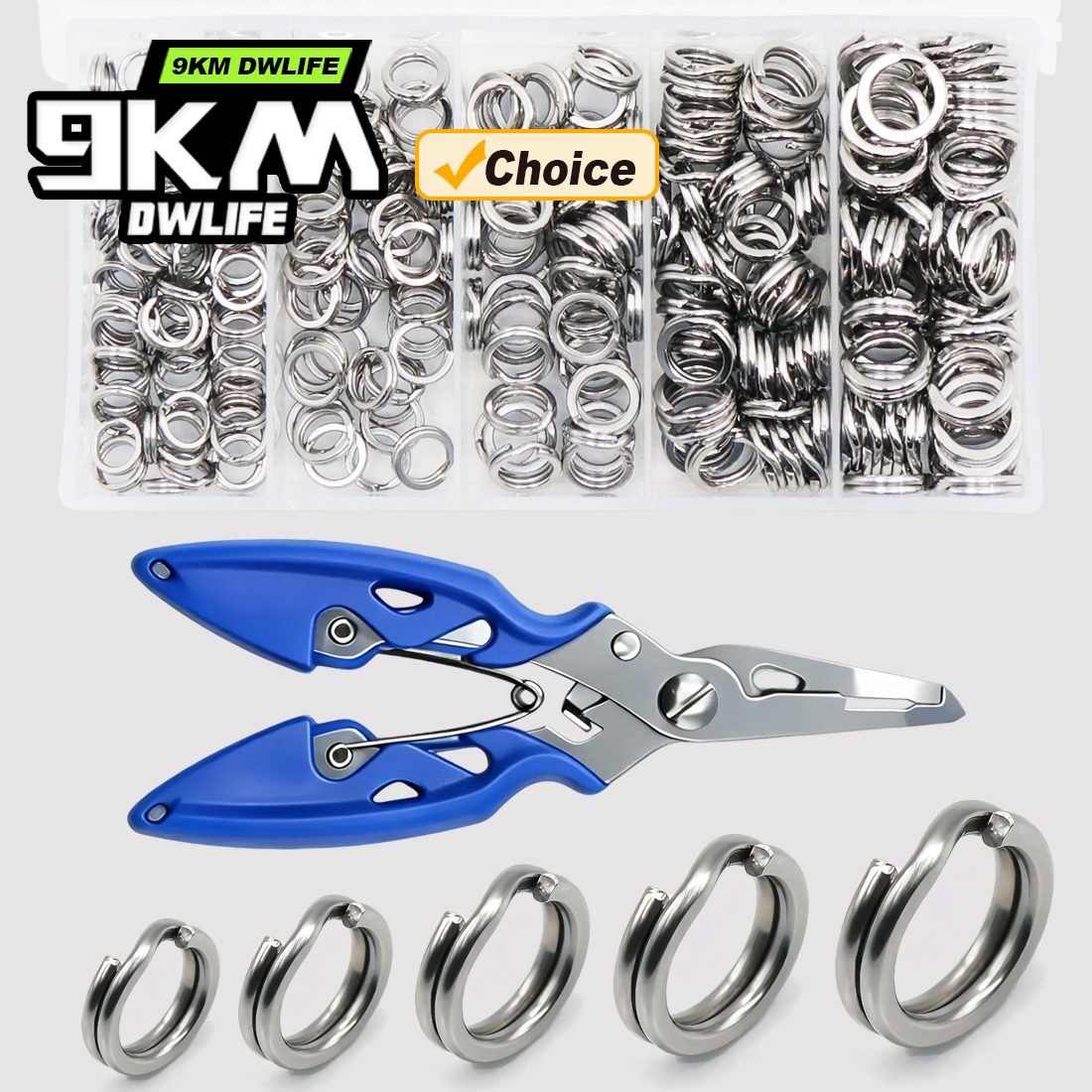 9KM Fishing Split Rings with P – Fishing Lure Making Kit Bewertung und Preis