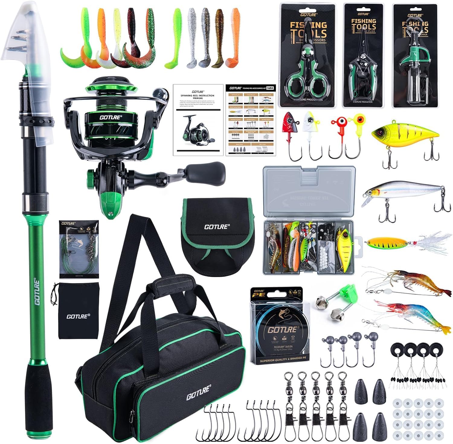Goture 1.8M-2.7M Carbon Telesc – Fishing Lure Making Kit Bewertung und Preis