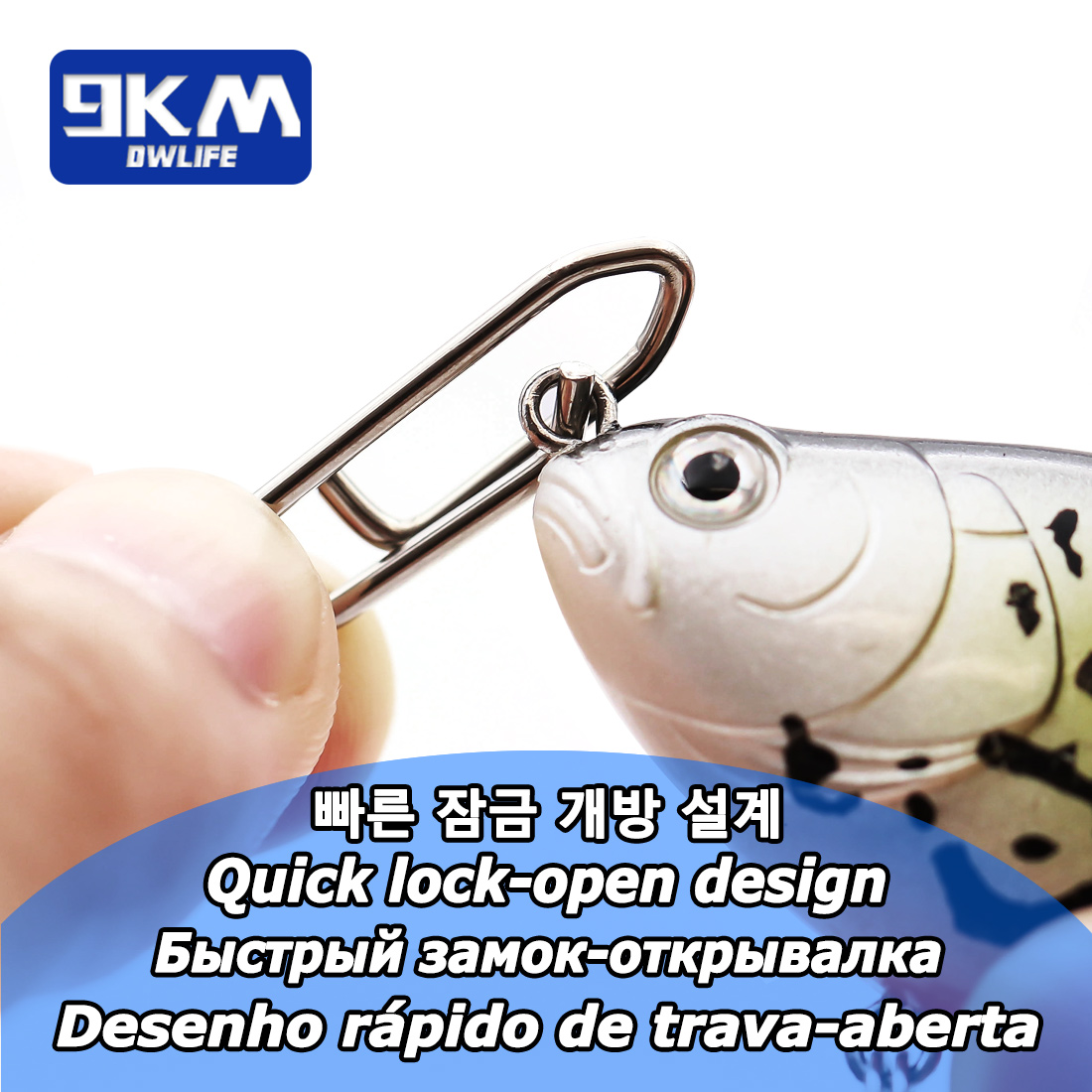 9KM Fishing Snap Kit 110pcs St – Fishing Lure Kit Bewertung und Preis