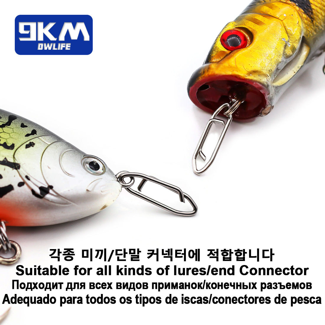 9KM Fishing Snap Kit 110pcs St – Fishing Lure Kit Bewertung und Preis