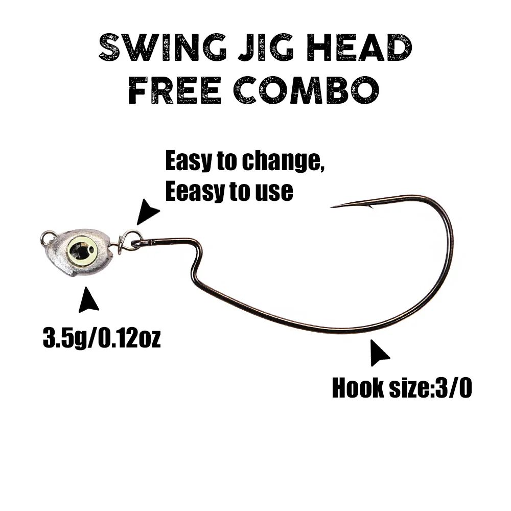 B&U Swing Jig head cheburashka – Fishing Lure Accessories Bewertung und Preis