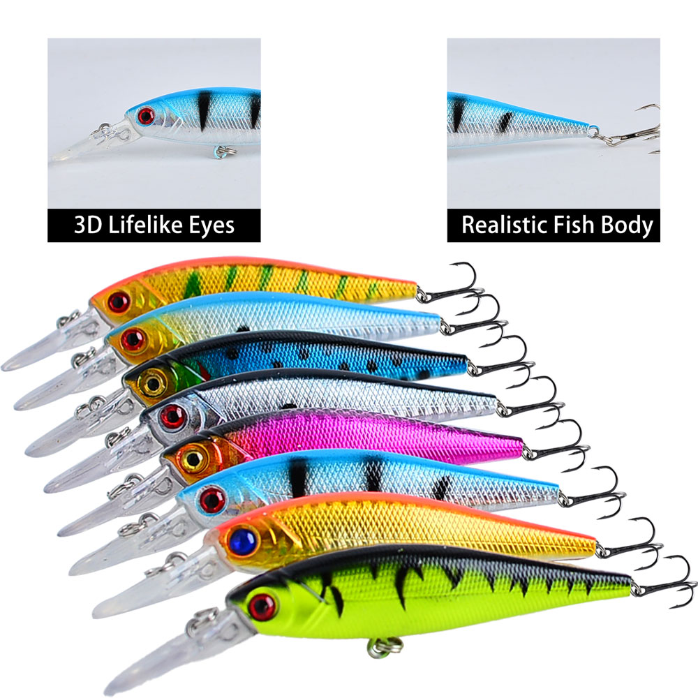 8Pcs Fishing Lure 10cm/9g Arti – Fishing Lure Swimbait Bewertung und Preis